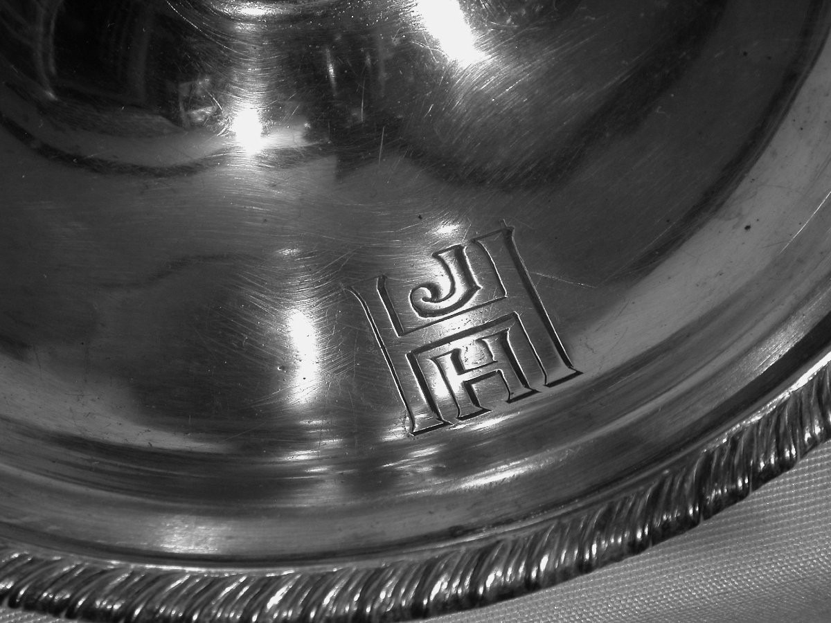 Silver-plated Candle Holder - Circa 1900-photo-4