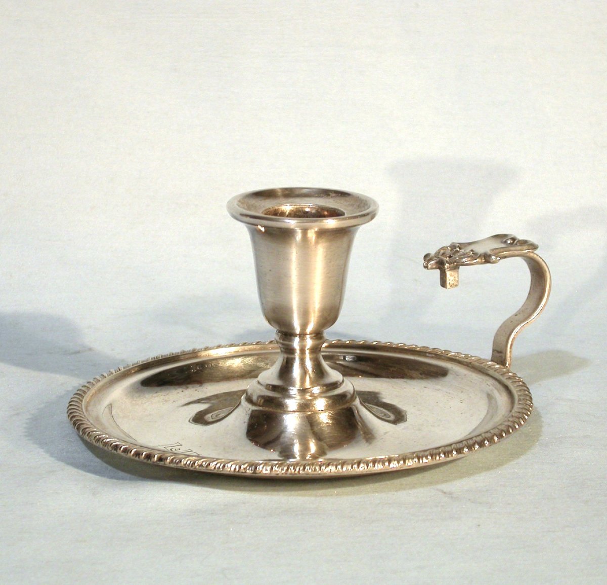 BOUGEOIR EN MÉTAL ARGENTÉ - CIRCA 1900-photo-6
