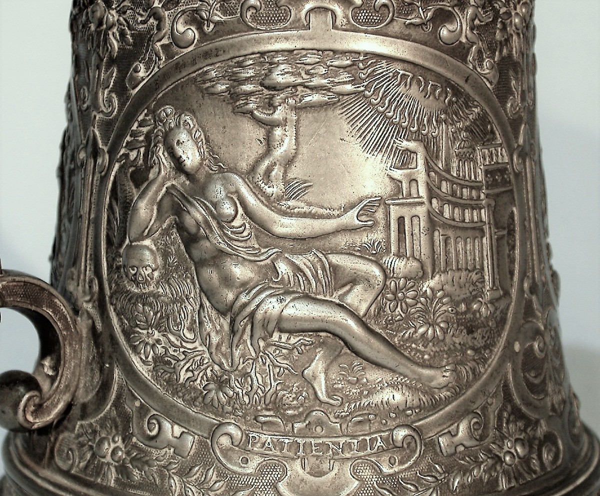 Pewter Tank After François Briot, 19th Century