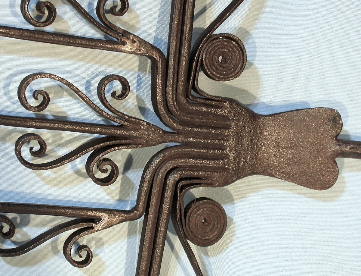 Large Wrought Iron Grill - France, 18th Century