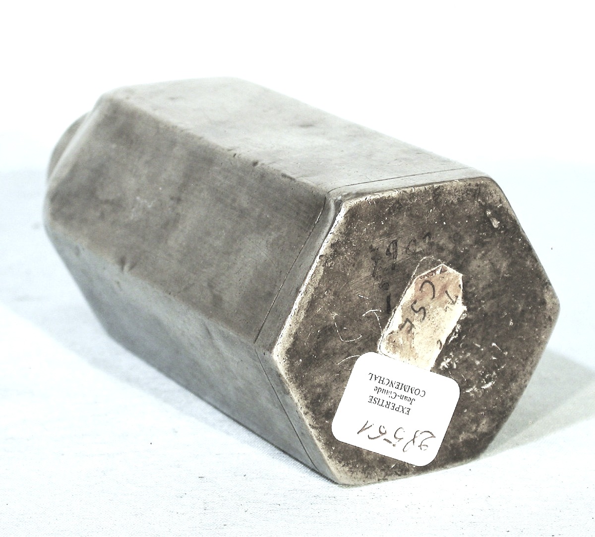 Small Pewter Wine Or Spirit Bottle - South Germany (?), Circa 1800-photo-1