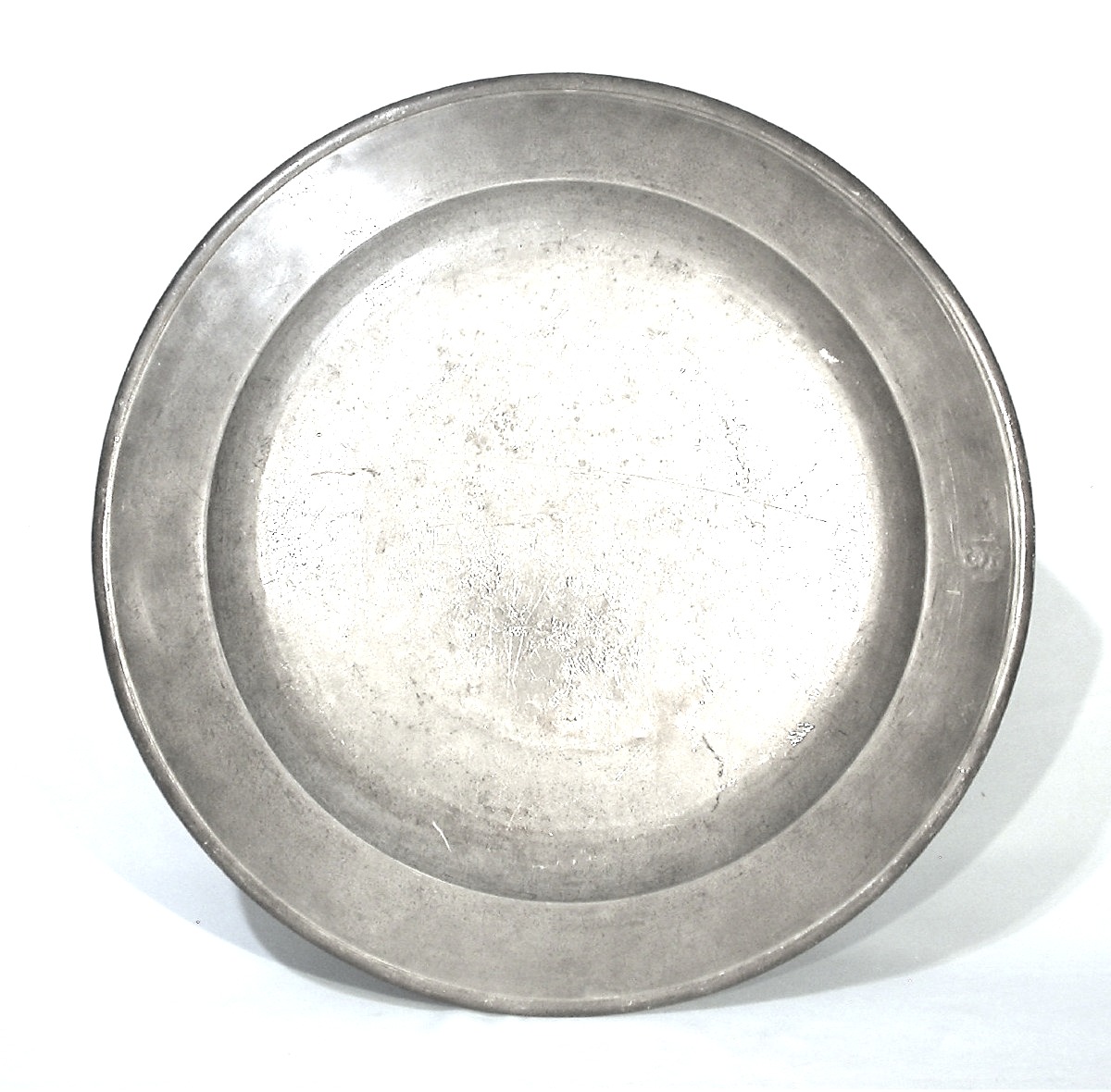 GRAND PLAT EN ETAIN - LONDRES, DEBUT DU XIX ème s-photo-3