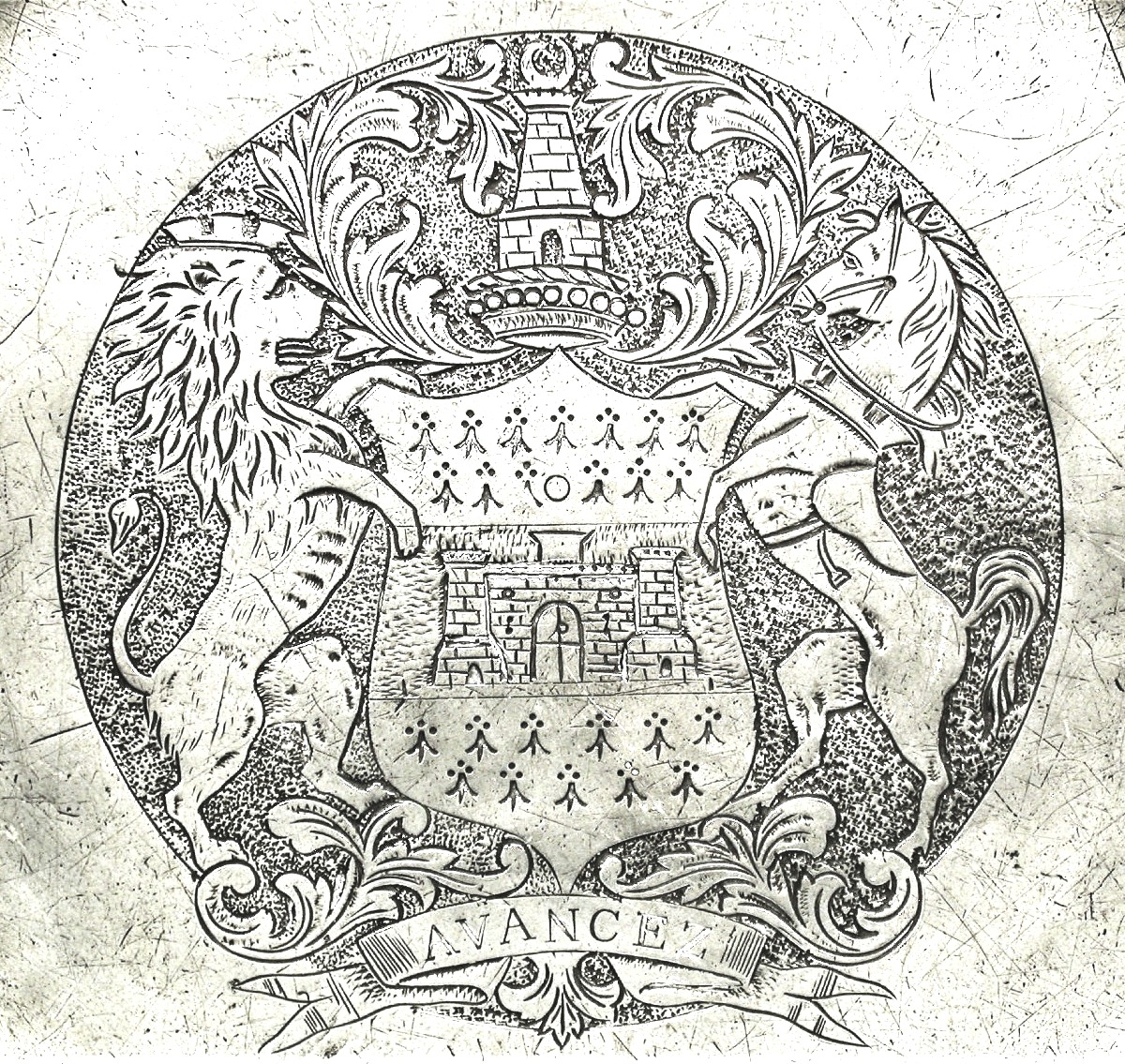 Large Pewter Dish - London, Early 19th Century