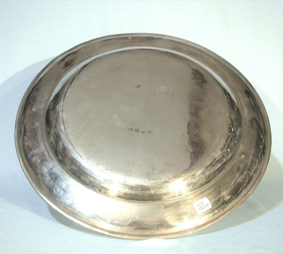 Pair Of Engraved Pewter Dishes - London, 18th Century-photo-1