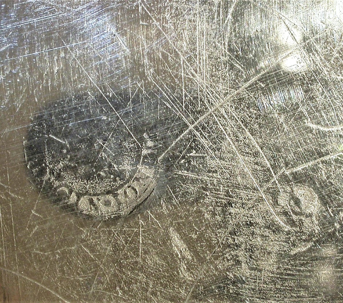 Pair Of Engraved Pewter Dishes - London, 18th Century-photo-7