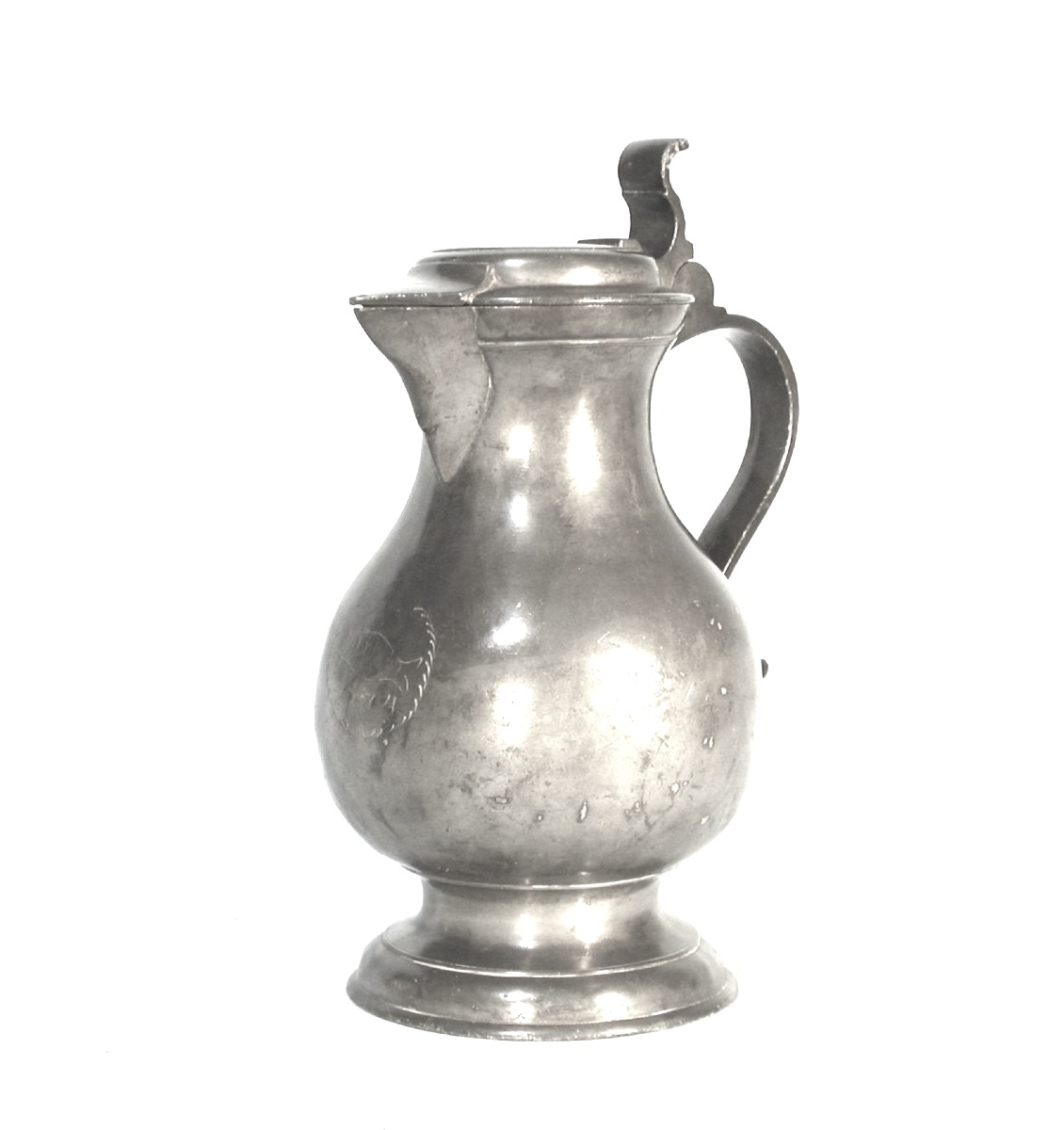 Pewter Baptism Jug - Strasbourg, 18th Century