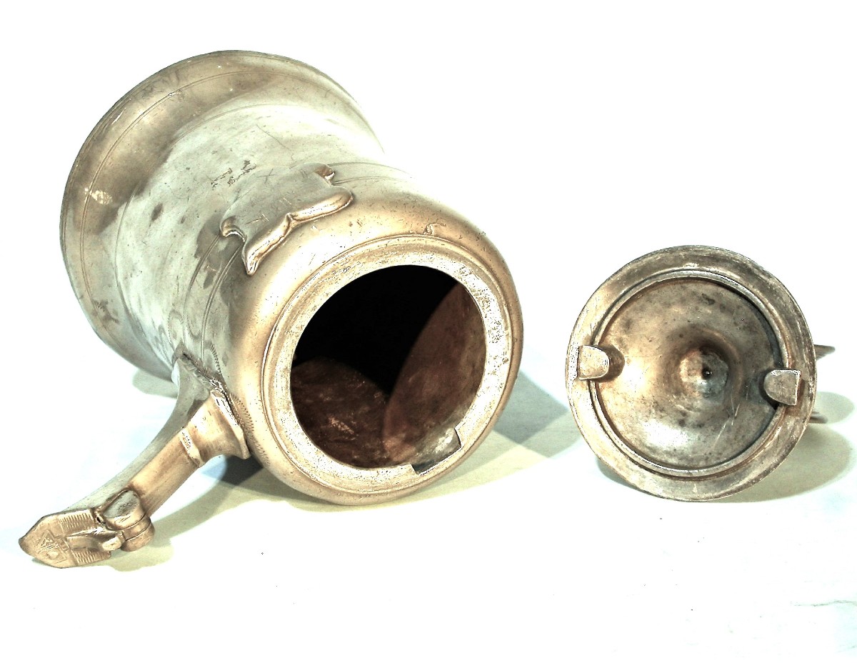 Pewter "glockenkanne" - Winterthur, Late 18th Century-photo-4