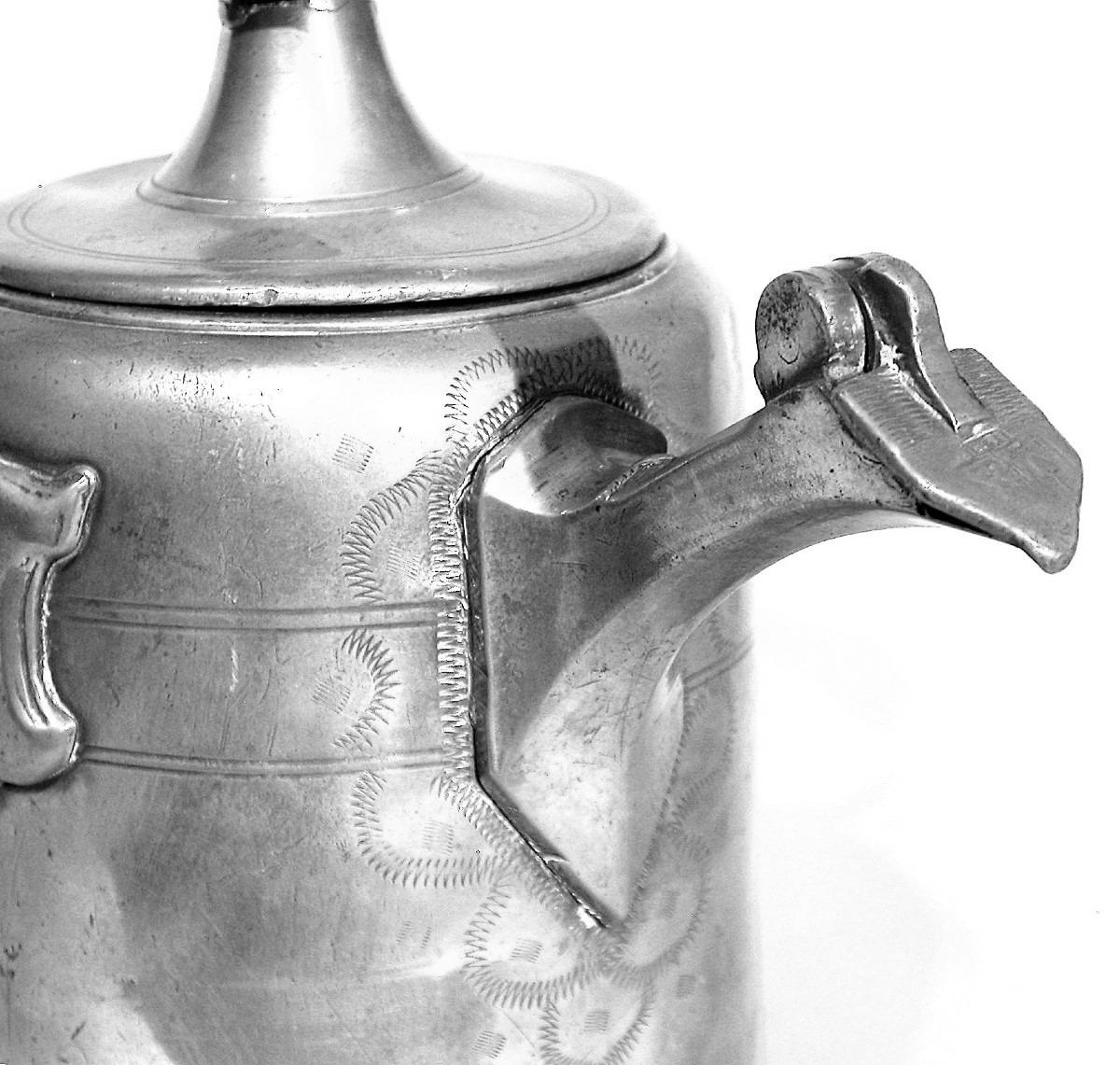Pewter "glockenkanne" - Winterthur, Late 18th Century-photo-2