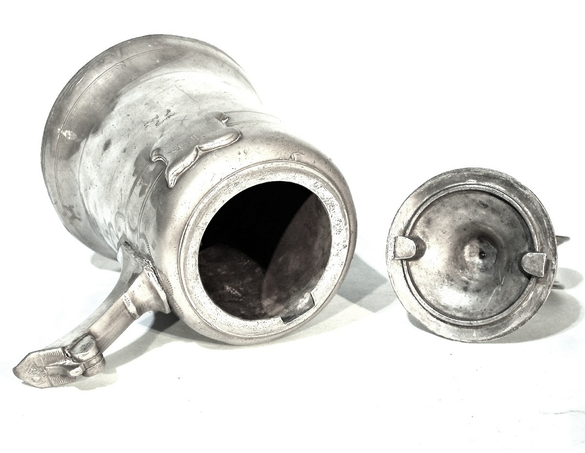 Pewter "glockenkanne" - Winterthur, Late 18th Century-photo-4