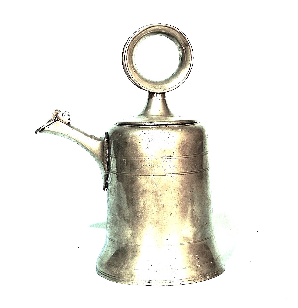 Pewter "glockenkanne" - Winterthur, Late 18th Century-photo-1