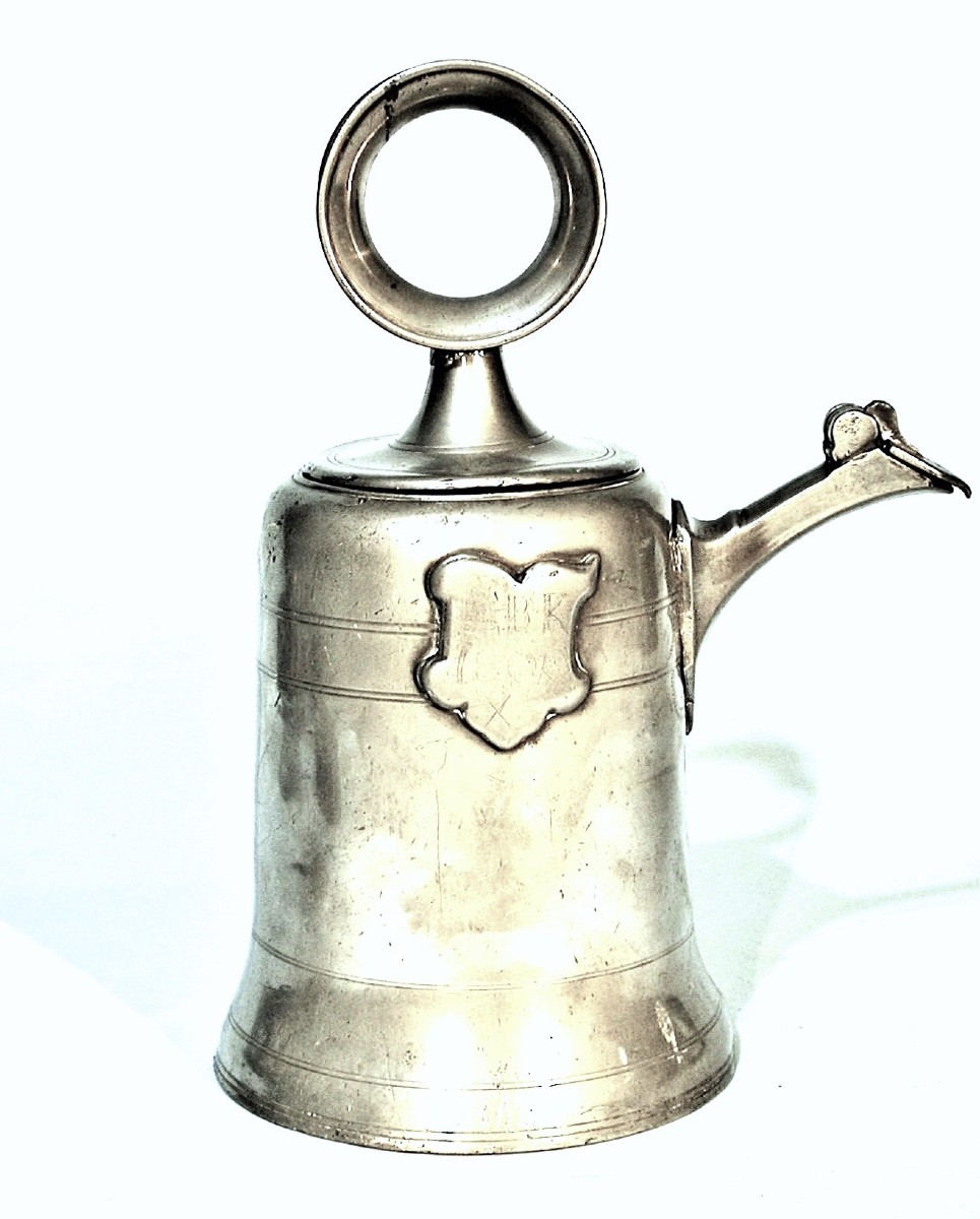 Pewter "glockenkanne" - Winterthur, Late 18th Century-photo-4