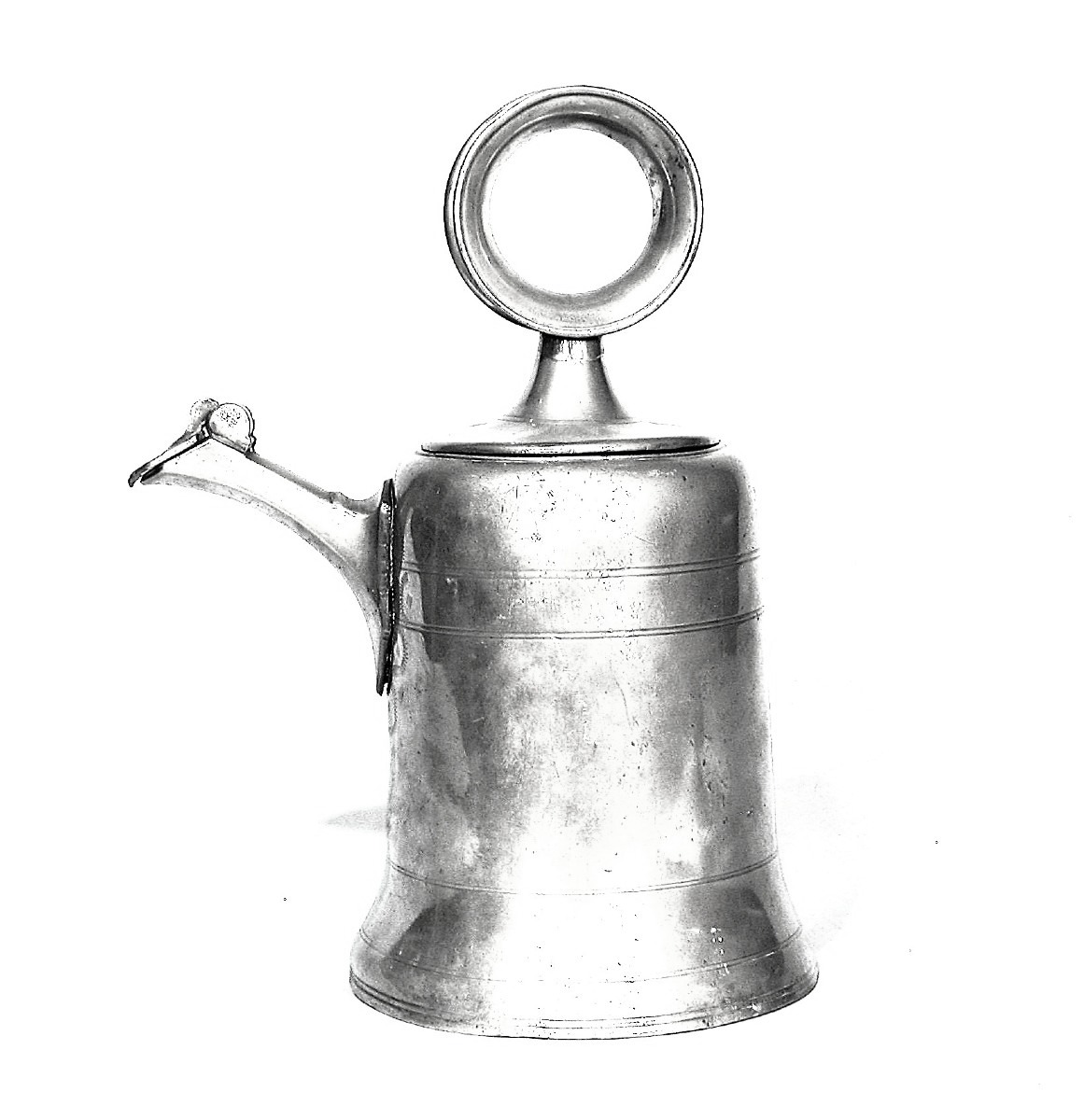 Pewter "glockenkanne" - Winterthur, Late 18th Century-photo-1