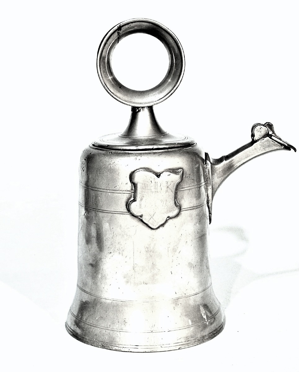 Pewter "glockenkanne" - Winterthur, Late 18th Century-photo-4