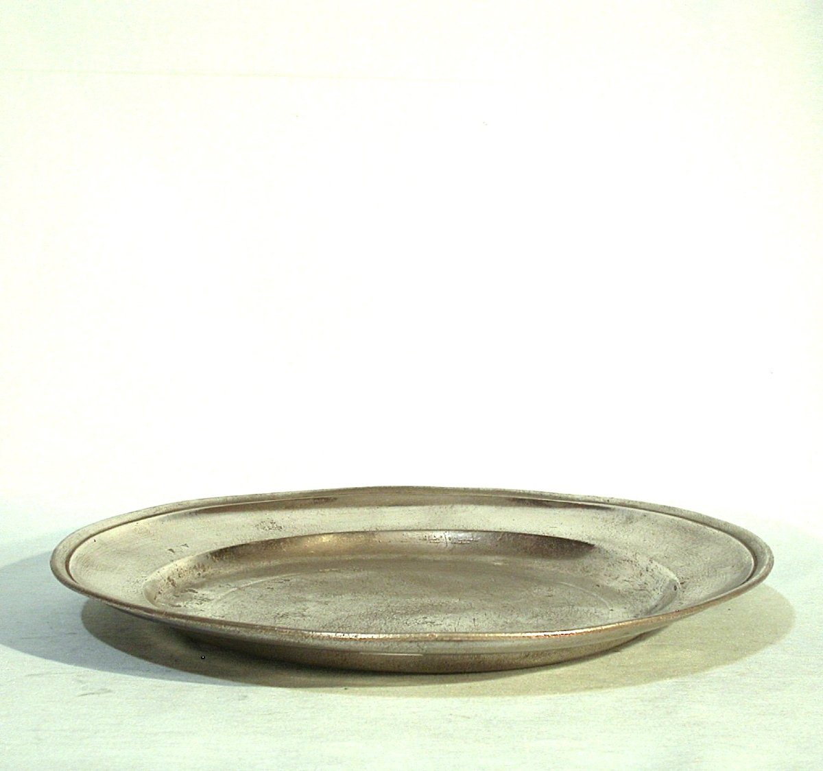 Pewter Dish - Caen, Early 19th Century-photo-2