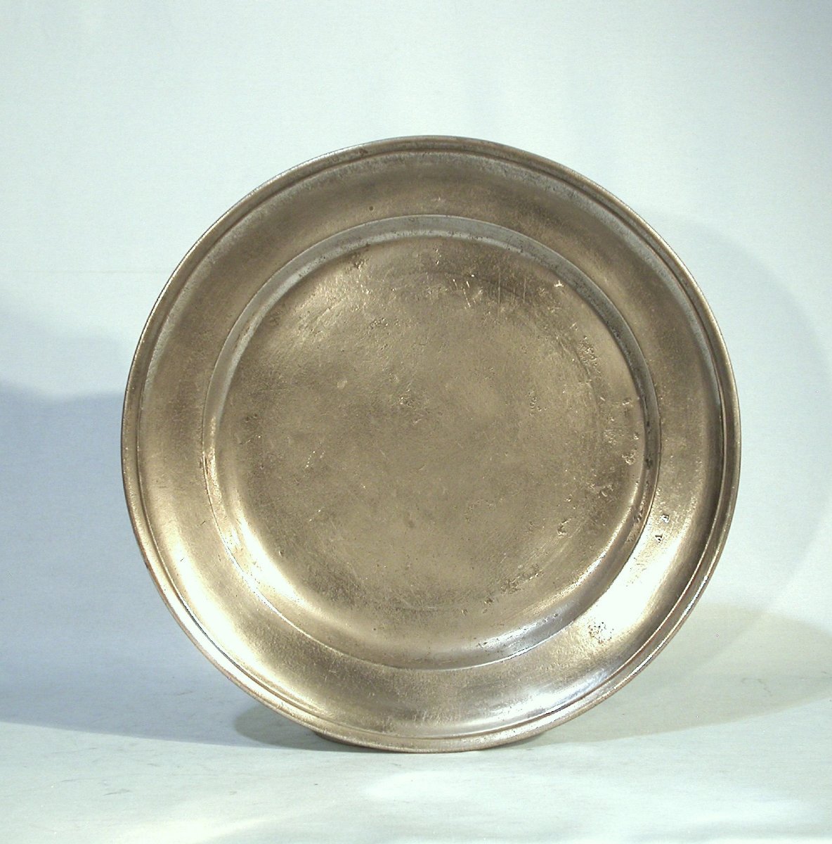 Pewter Dish - Caen, Early 19th Century-photo-3