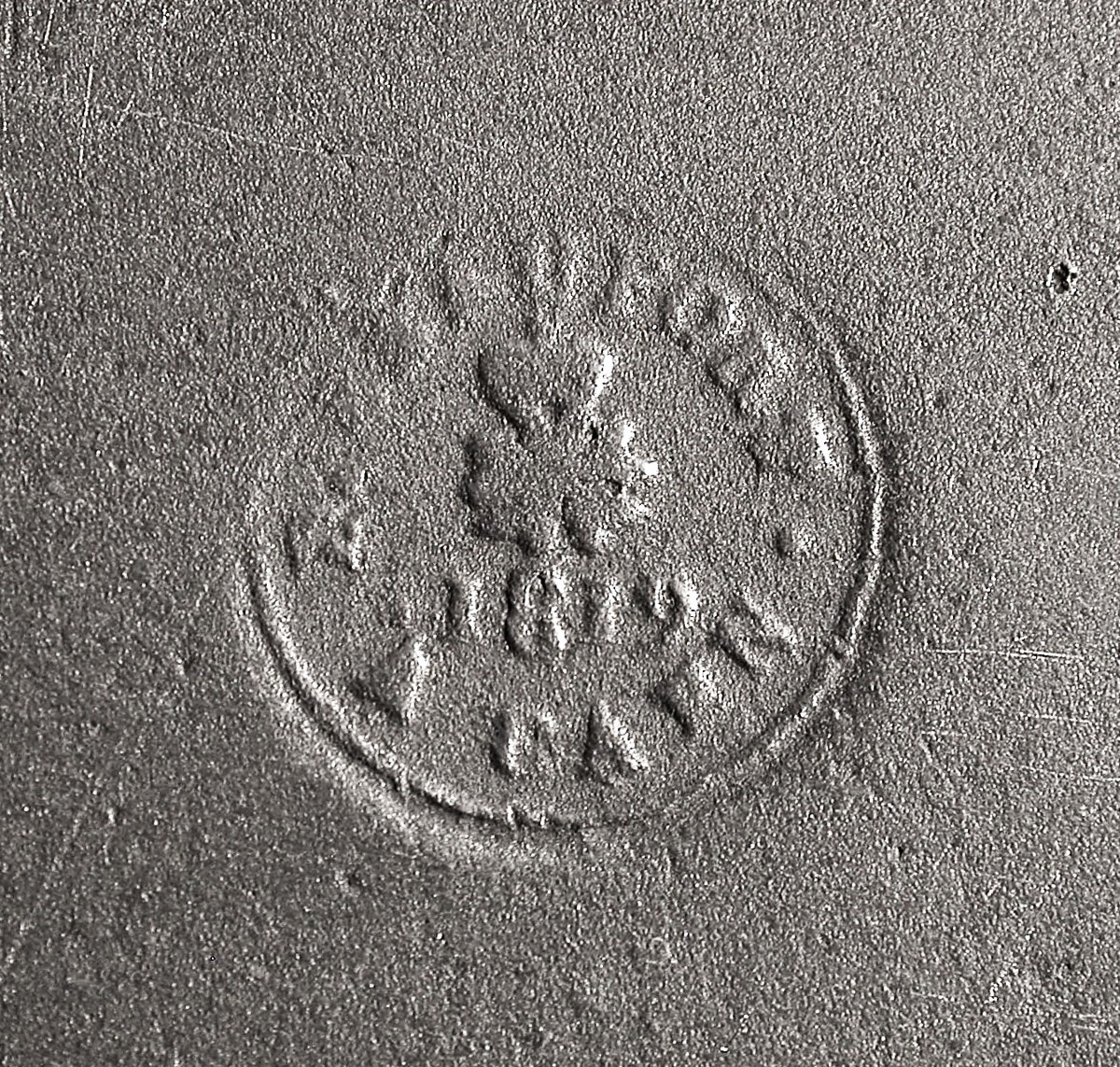 Pewter Dish - Caen, Early 19th Century