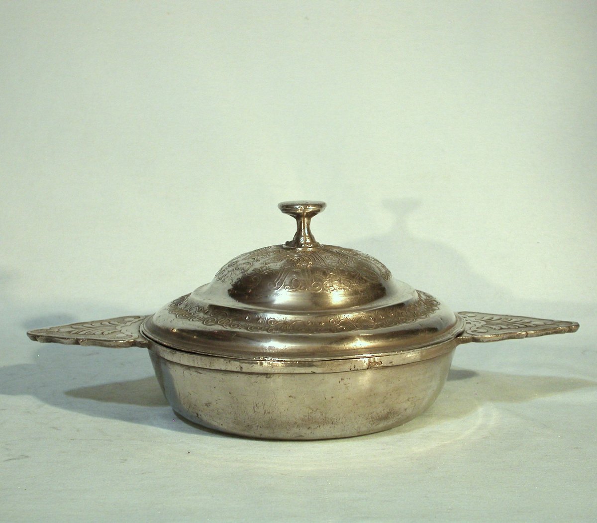 Pewter Bowl - Rouen (?), Circa 1800-photo-4