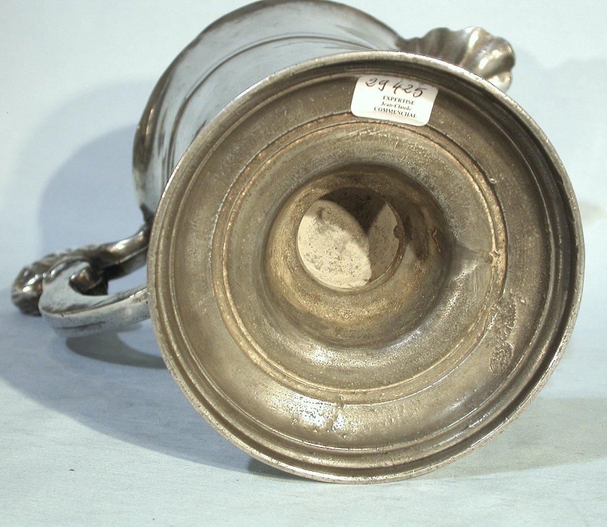 AIGUIÈRE ARMORIÉE EN ETAIN - BESANÇON, XVIII ème s-photo-6