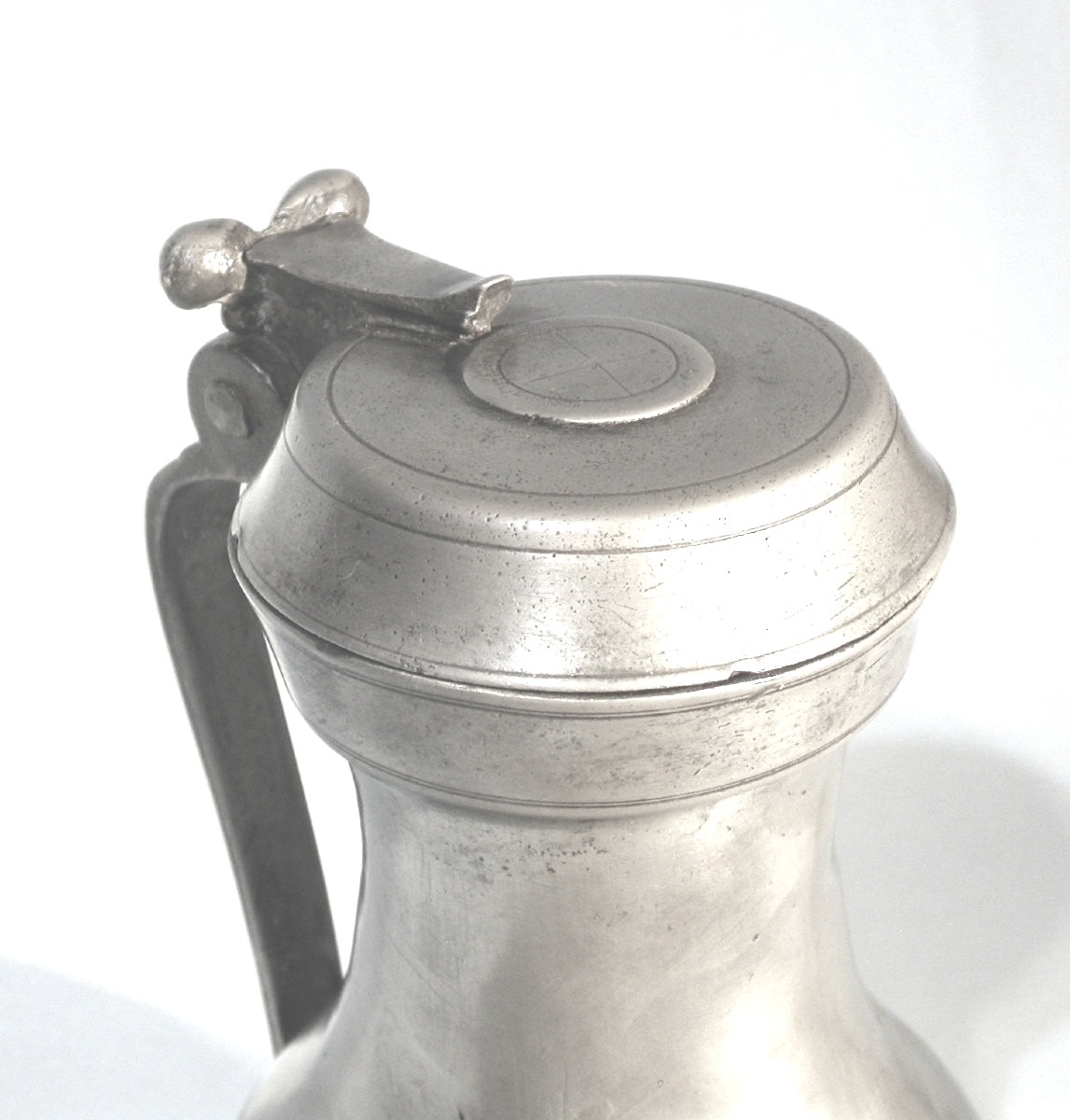 PICHET À VIN EN ETAIN - TOULOUSE, CIRCA 1700.-photo-3