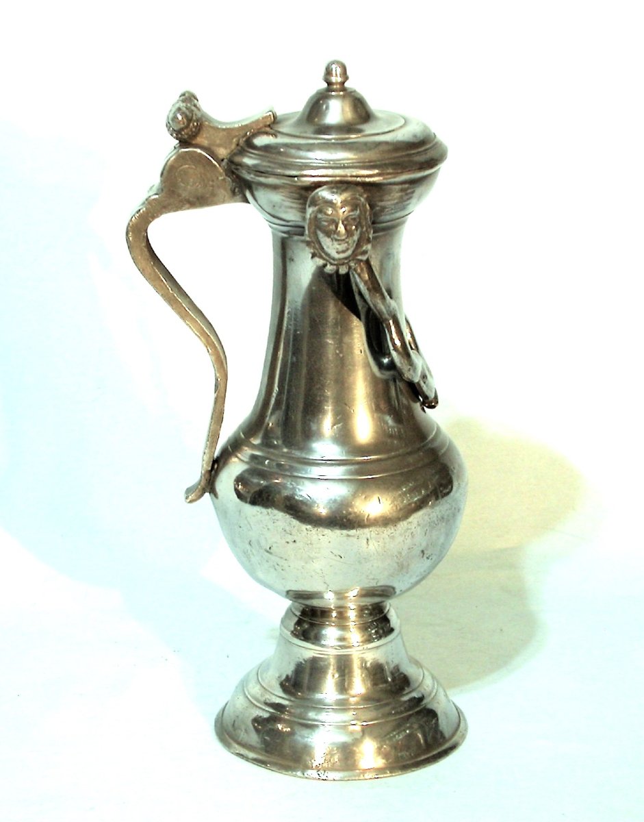 Pewter Cimarre - Champagne (montier-en-der), 18th Century-photo-2