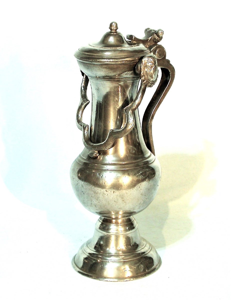 Pewter Cimarre - Champagne (montier-en-der), 18th Century-photo-3