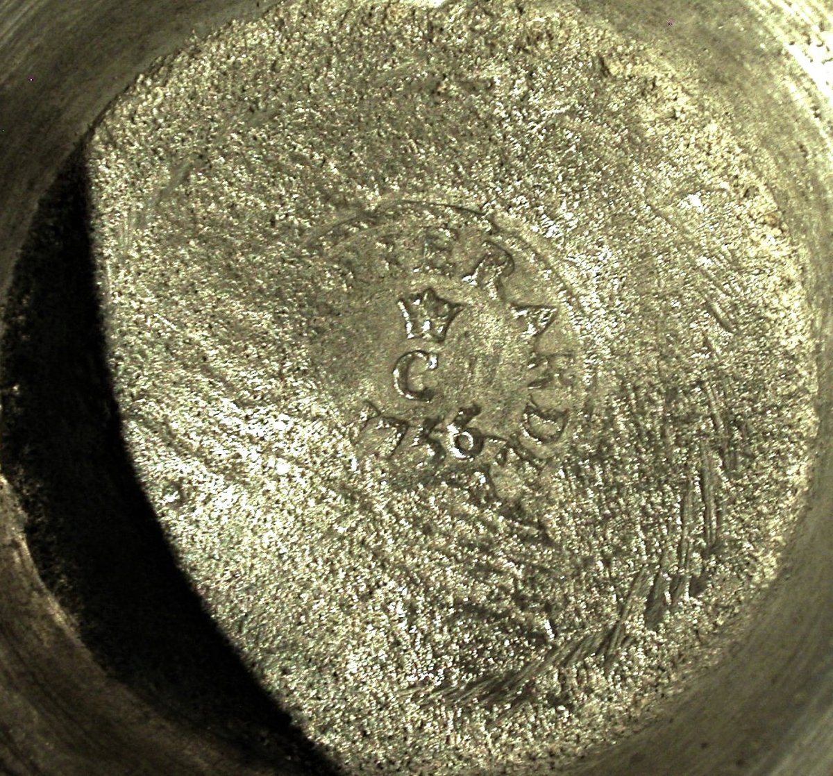 Pewter Cimarre - Champagne (montier-en-der), 18th Century-photo-4