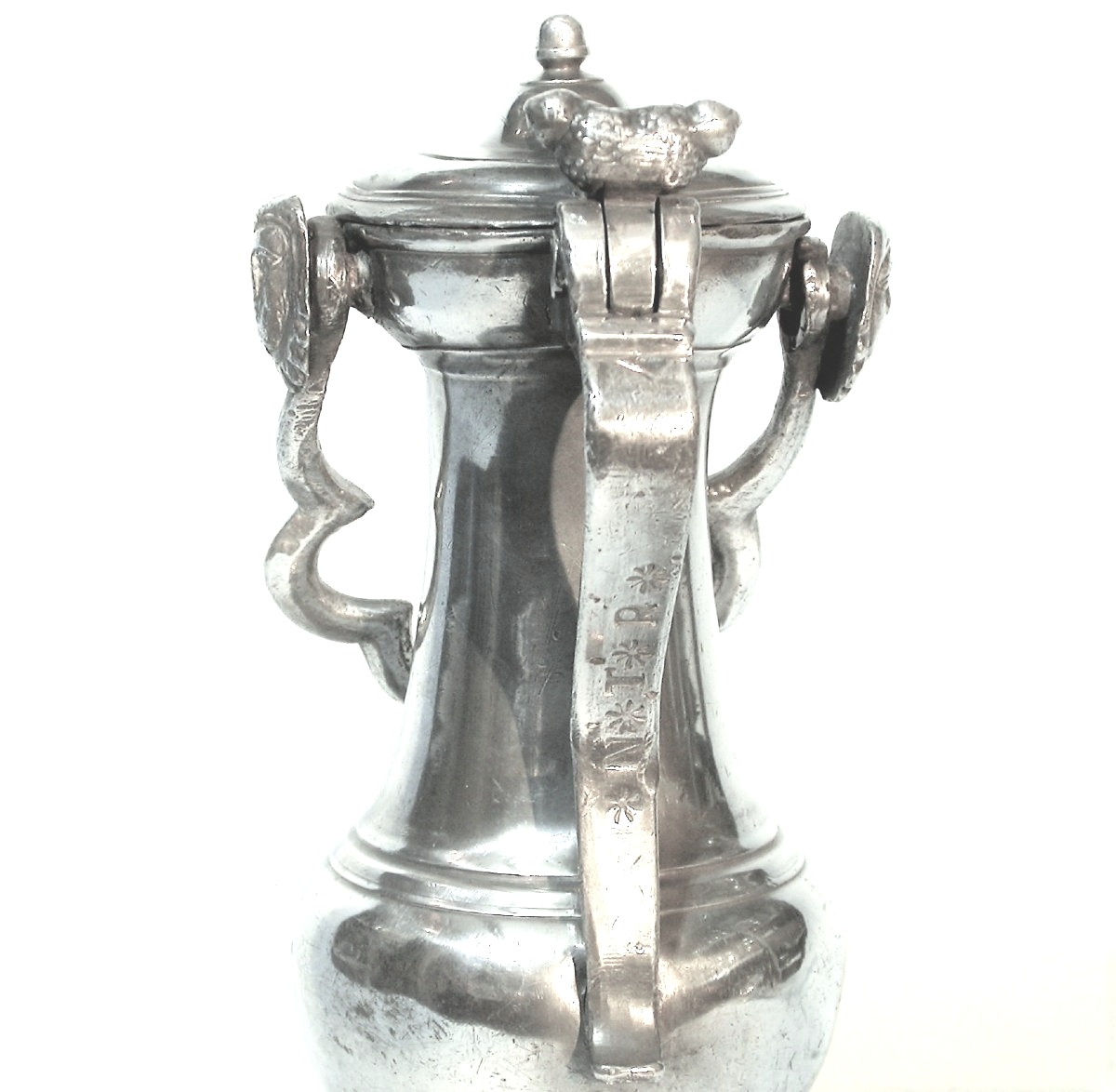 Pewter Cimarre - Champagne (montier-en-der), 18th Century-photo-1