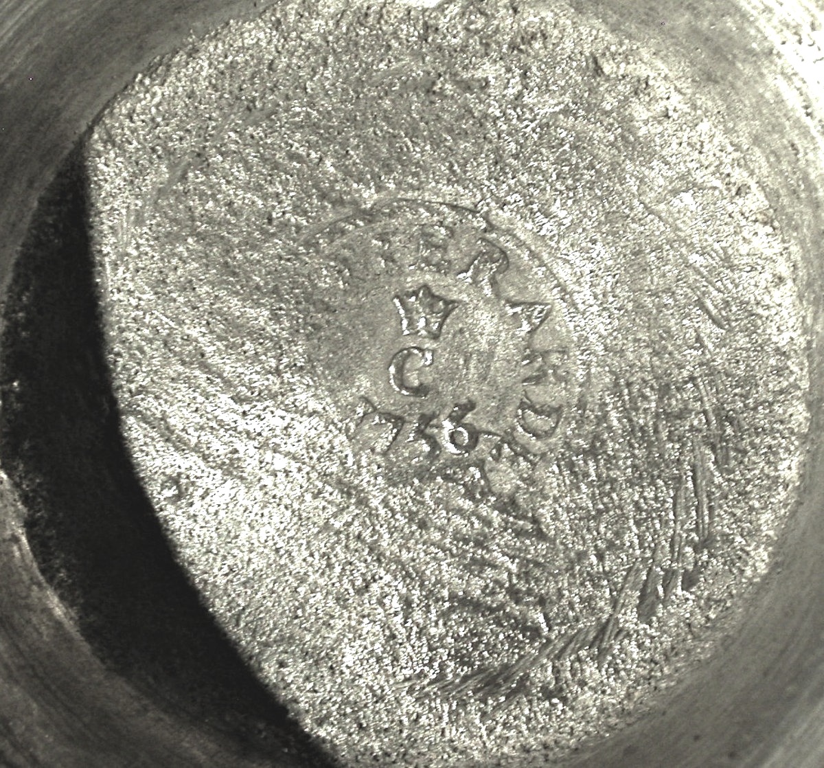 Pewter Cimarre - Champagne (montier-en-der), 18th Century-photo-4