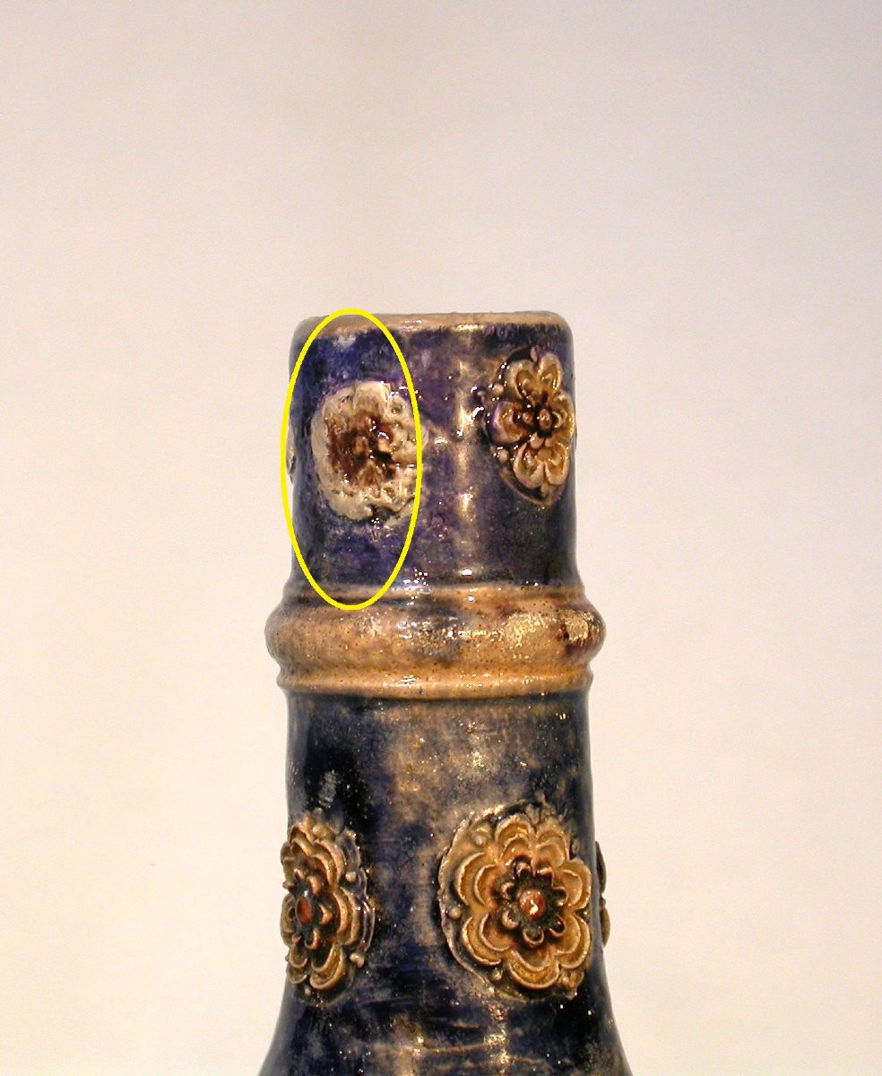 Stoneware Bottle - Werterwald, Early 18th Century-photo-2