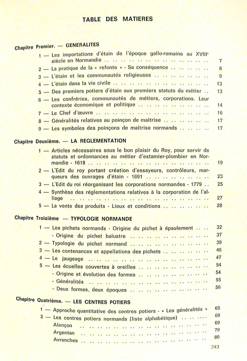 "LES ETAINS NORMANDS" - TROIS EXEMPLAIRES (peuvent être vendus à l'unité)-photo-1