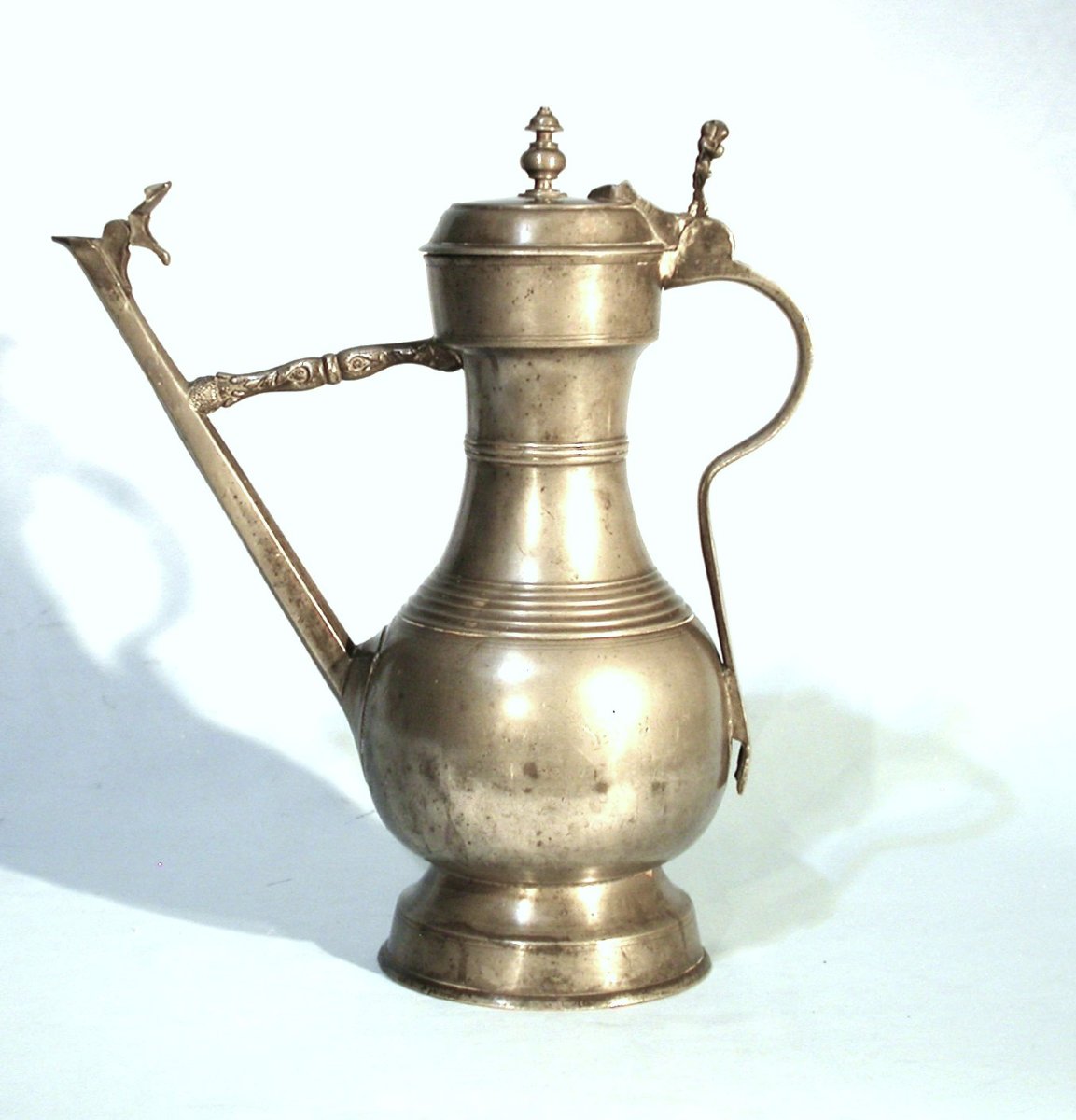 Pewter Ewer - Berne, 18th Century-photo-4