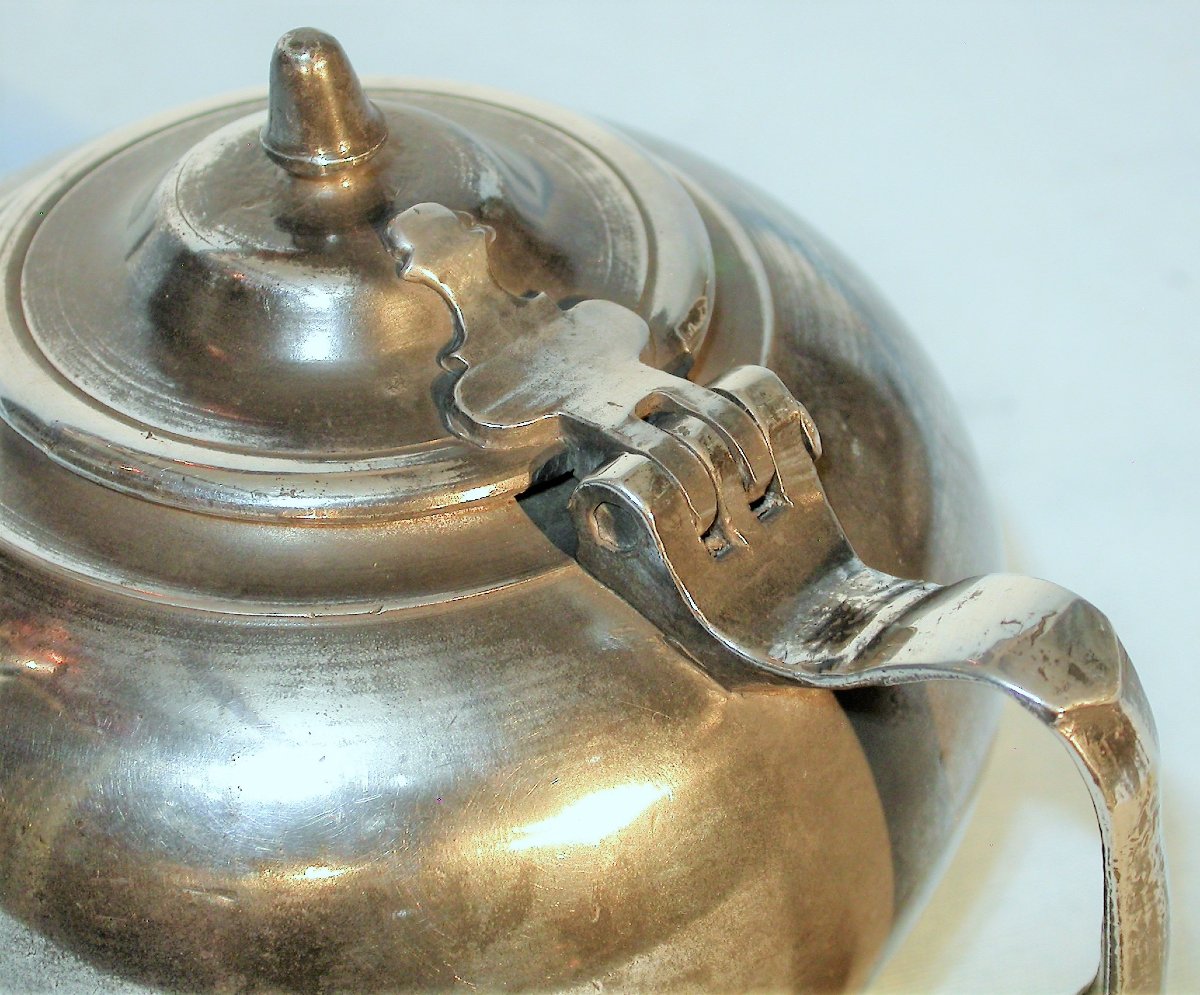Sick Pewter Duck (baby Bottle) - Paris, 19th Century-photo-2