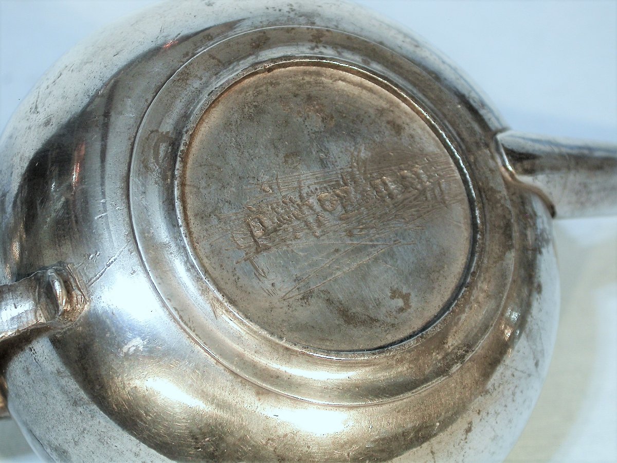 Sick Pewter Duck (baby Bottle) - Paris, 19th Century-photo-4