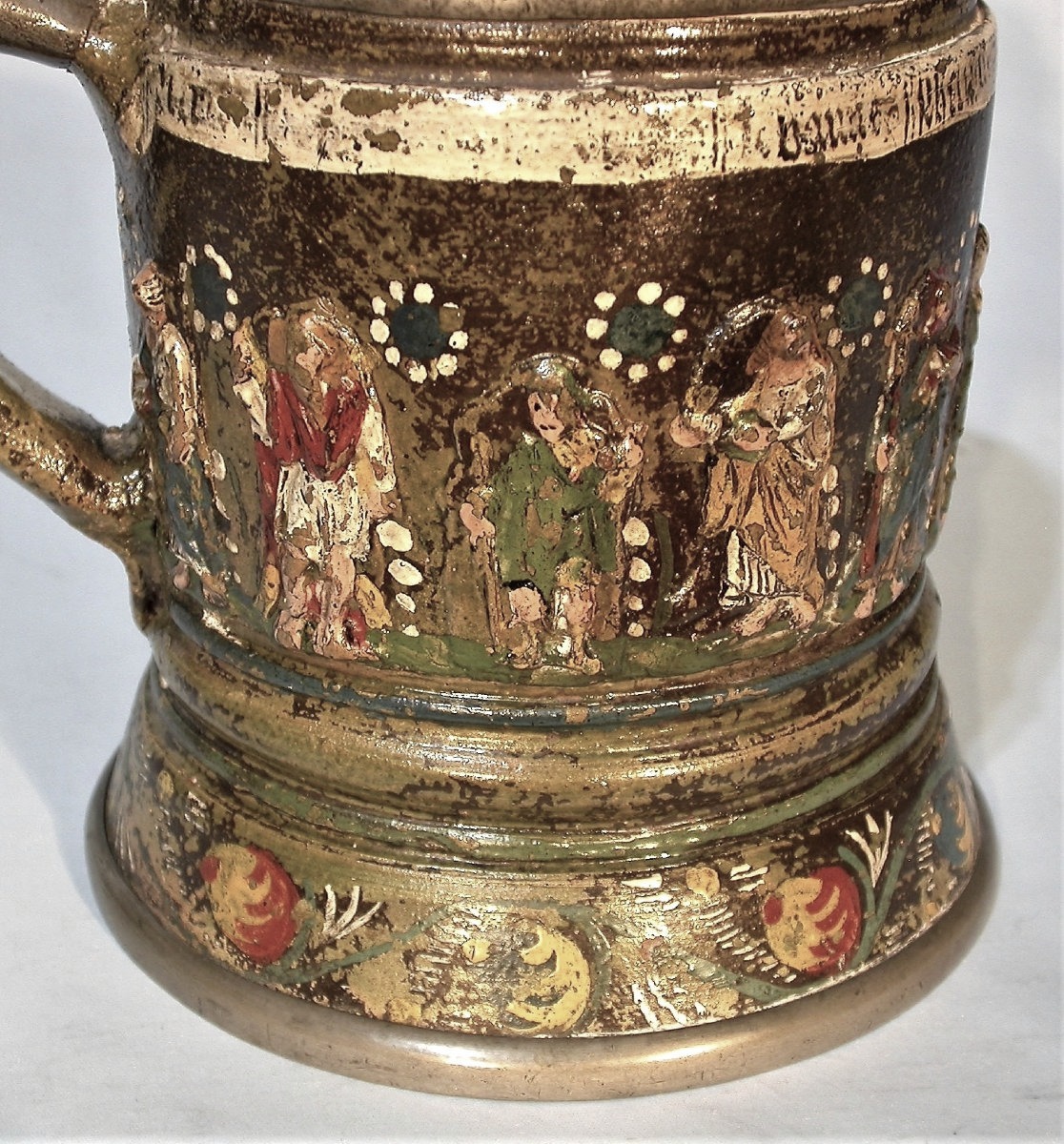 Stoneware Mug - Germany (creussen), Early 18th Century-photo-2
