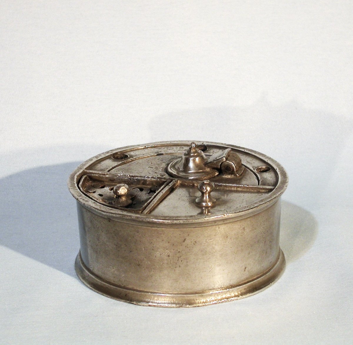 Pewter Writing Desk - Brussels, Early 19th Century-photo-2
