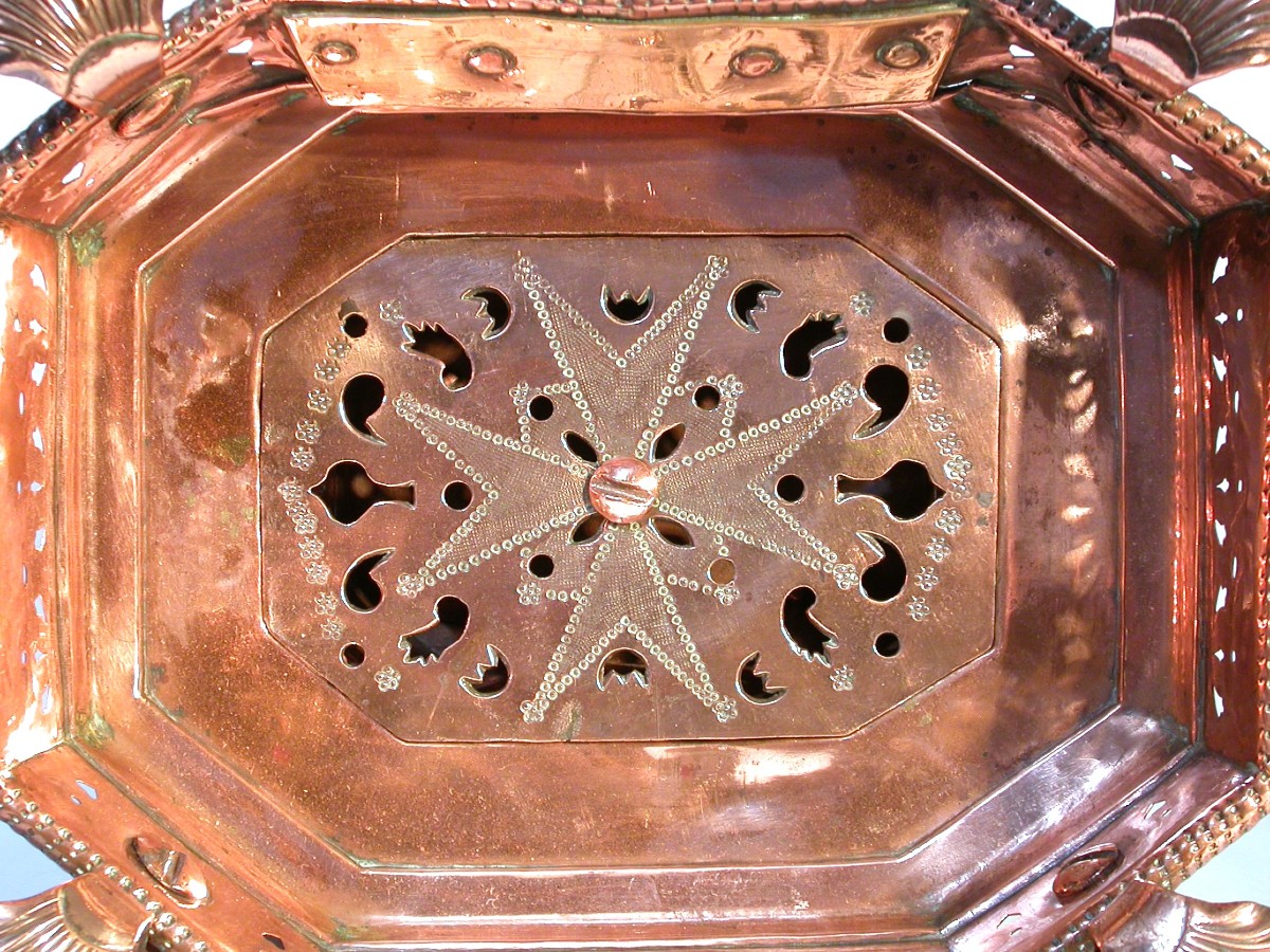 Copper Table Warmer - France, 18th Century-photo-4