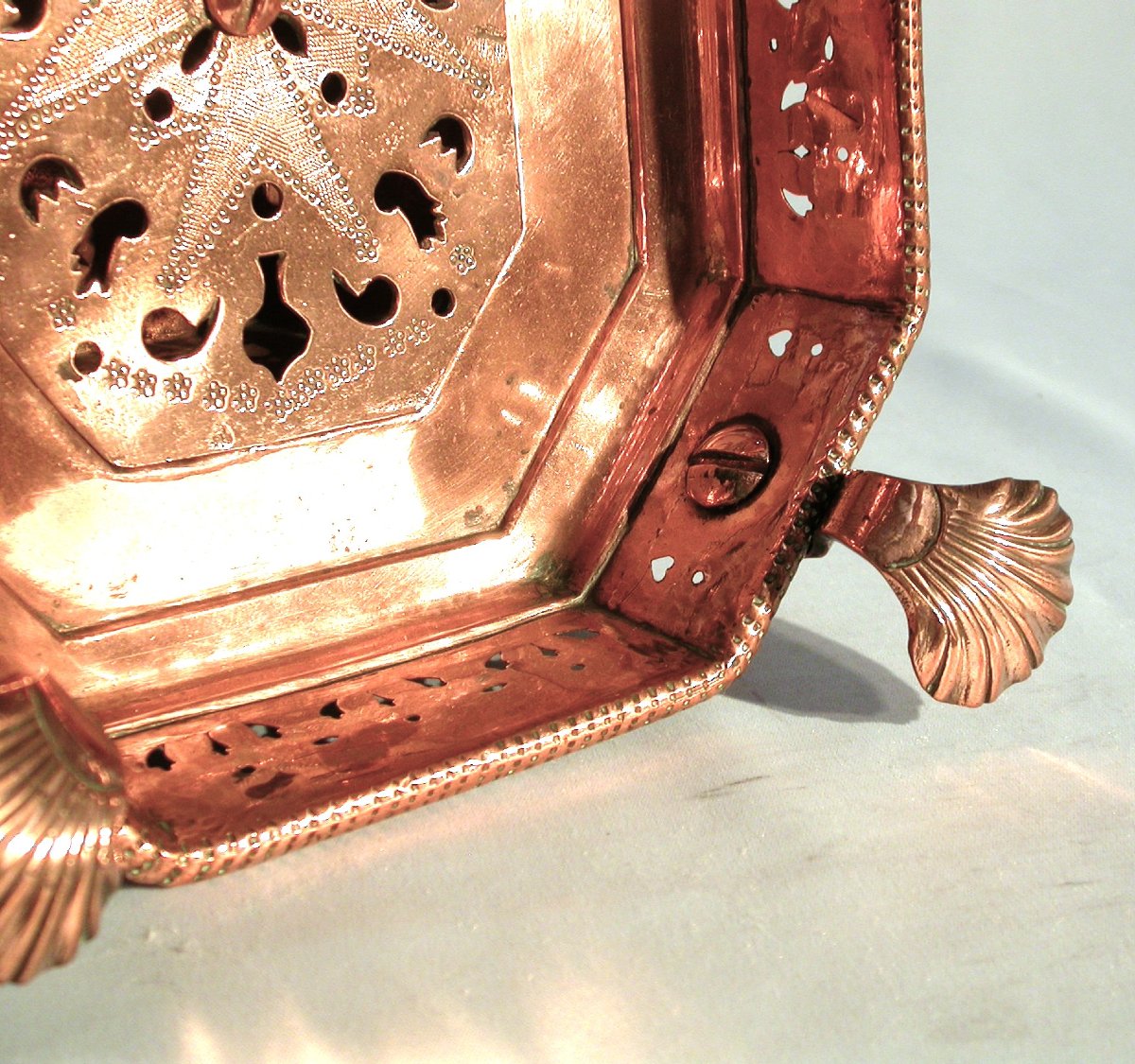 Copper Table Warmer - France, 18th Century-photo-2