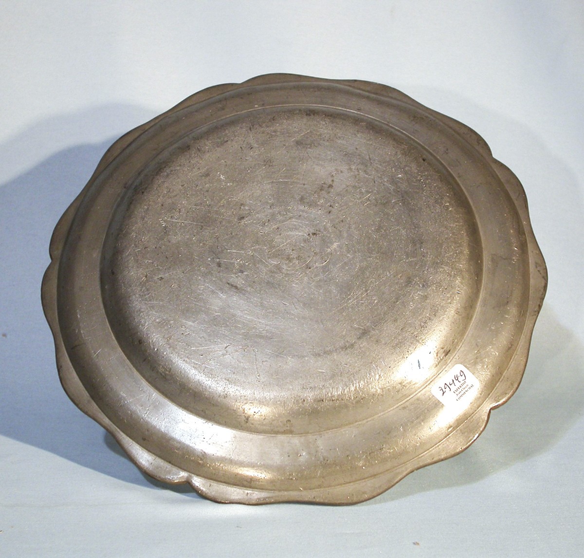 PAIRE DE PLATS EN ÉTAIN - SUD-OUEST DE LA FRANCE, XVIII ème s-photo-3