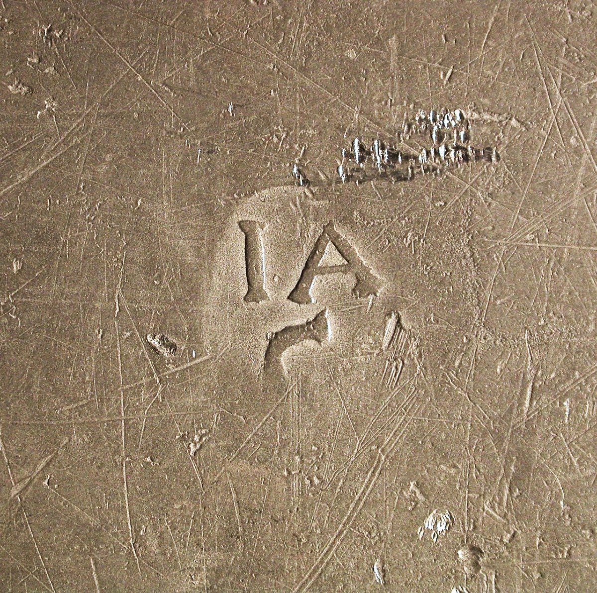 PLAT EN ÉTAIN ARMORIÉ - LANGUEDOC (?), XVIII ème s-photo-2