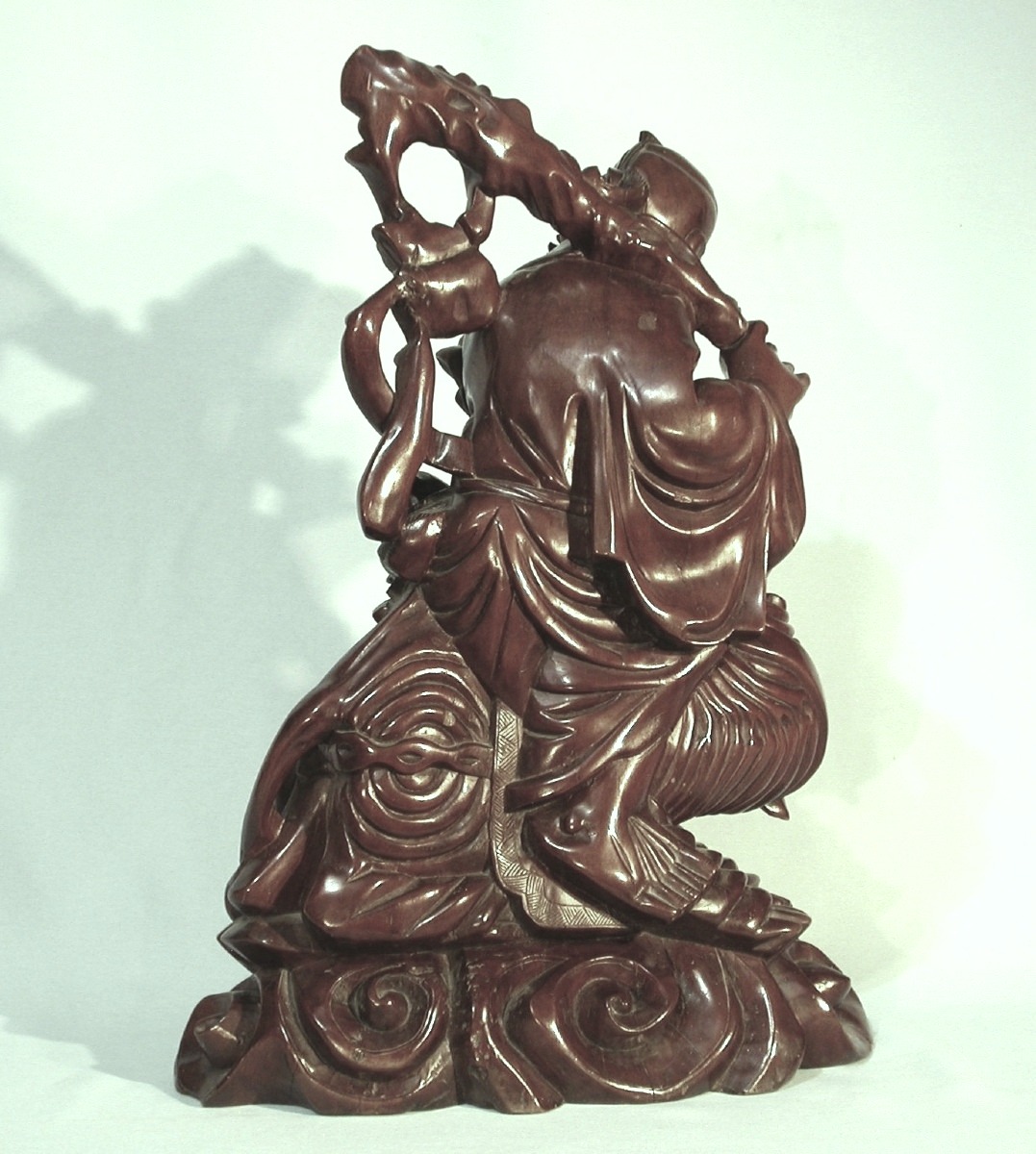 SCULPTURE CHINOISE - IMMORTEL TAOÏSTE, CIRCA 1900-photo-3