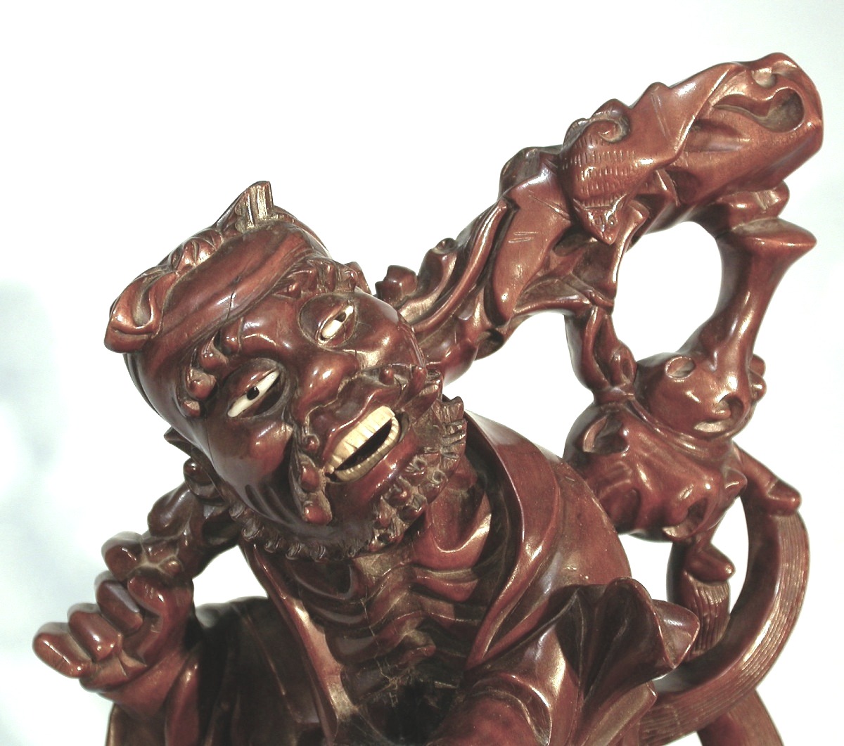SCULPTURE CHINOISE - IMMORTEL TAOÏSTE, CIRCA 1900-photo-4