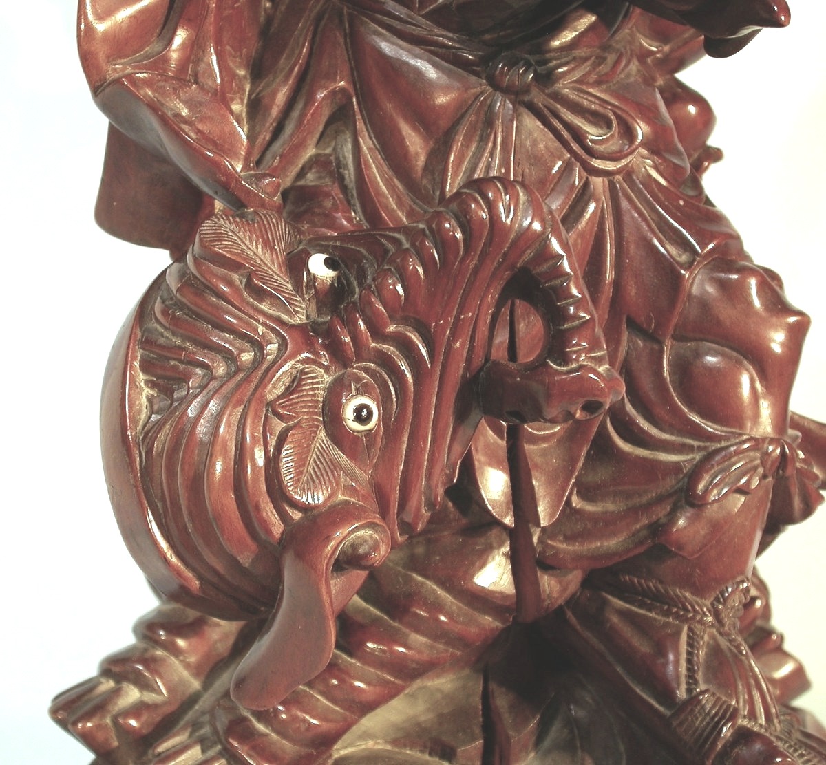 SCULPTURE CHINOISE - IMMORTEL TAOÏSTE, CIRCA 1900-photo-2