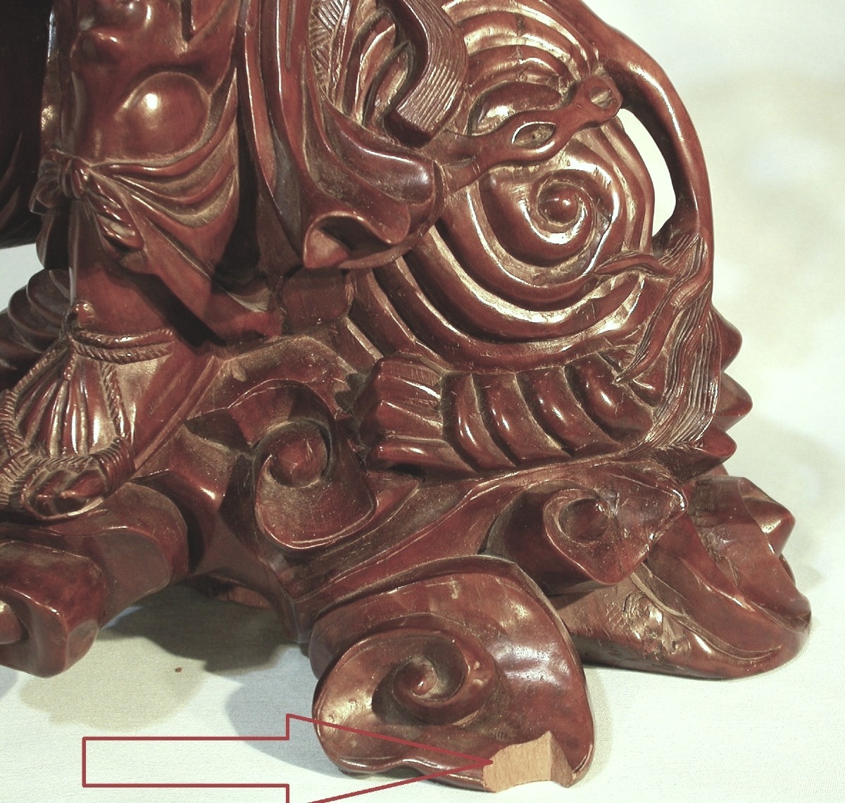 SCULPTURE CHINOISE - IMMORTEL TAOÏSTE, CIRCA 1900-photo-3