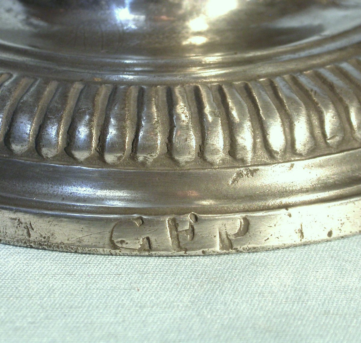 Pewter Ewer - Besançon, 18th Century-photo-1