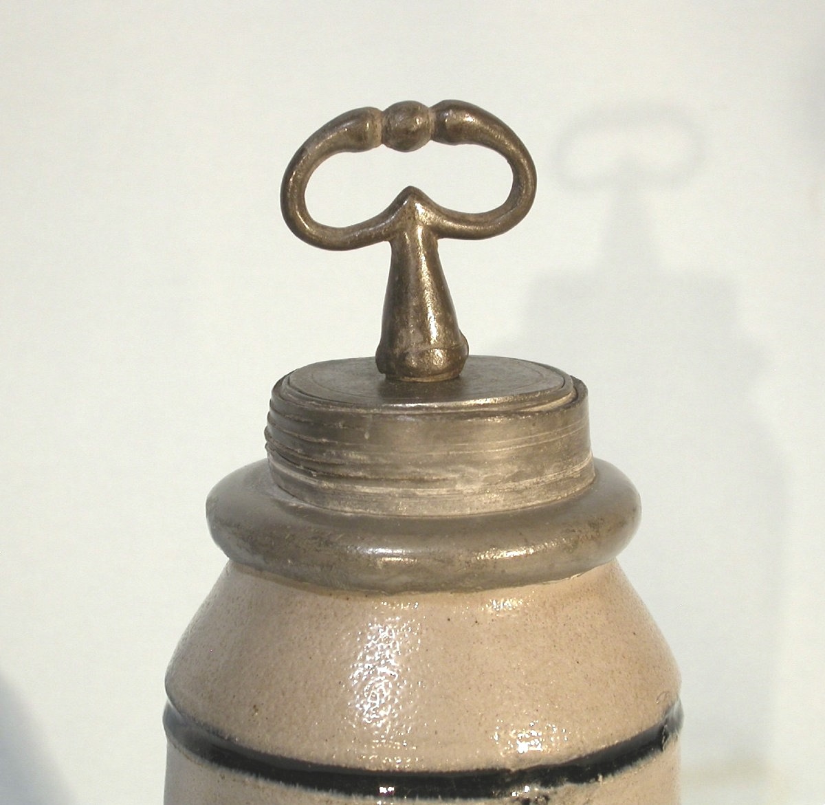 BOUTEILLE EN GRES - ALSACE (?), XIX ème s-photo-2