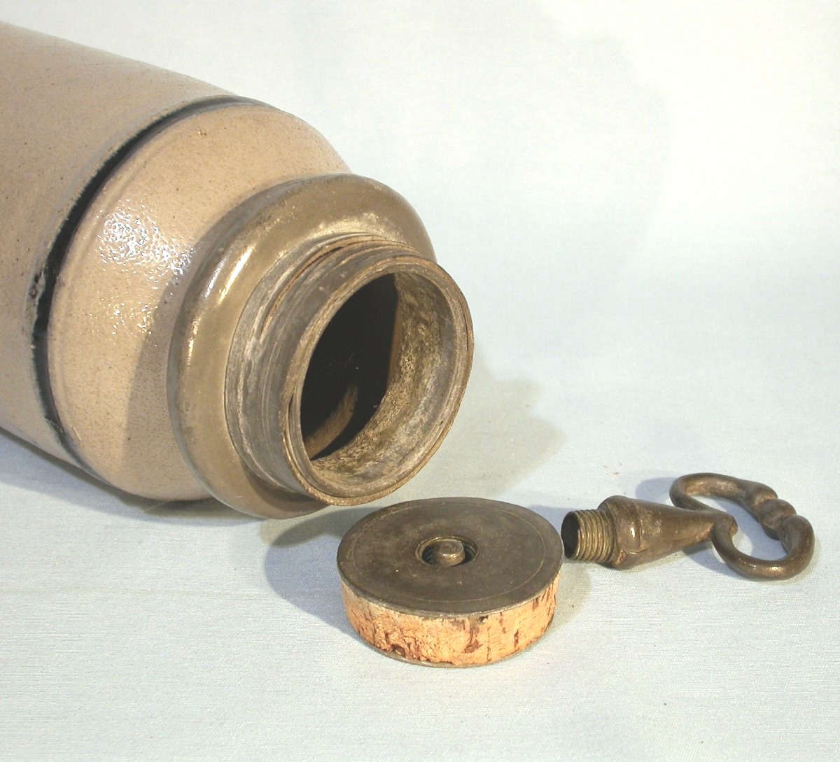 BOUTEILLE EN GRES - ALSACE (?), XIX ème s-photo-4