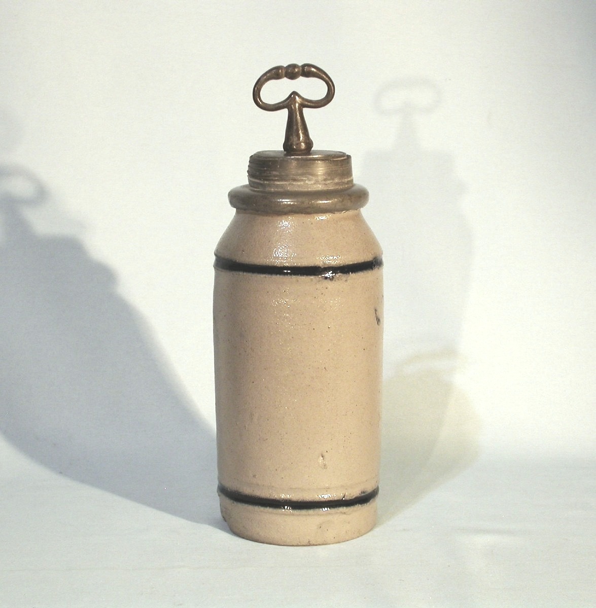 BOUTEILLE EN GRES - ALSACE (?), XIX ème s-photo-2