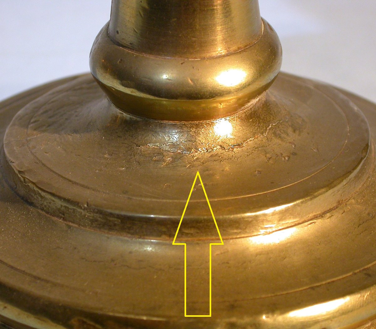 FLAMBEAU EN LAITON - FLANDRES, XVI ème s-photo-2