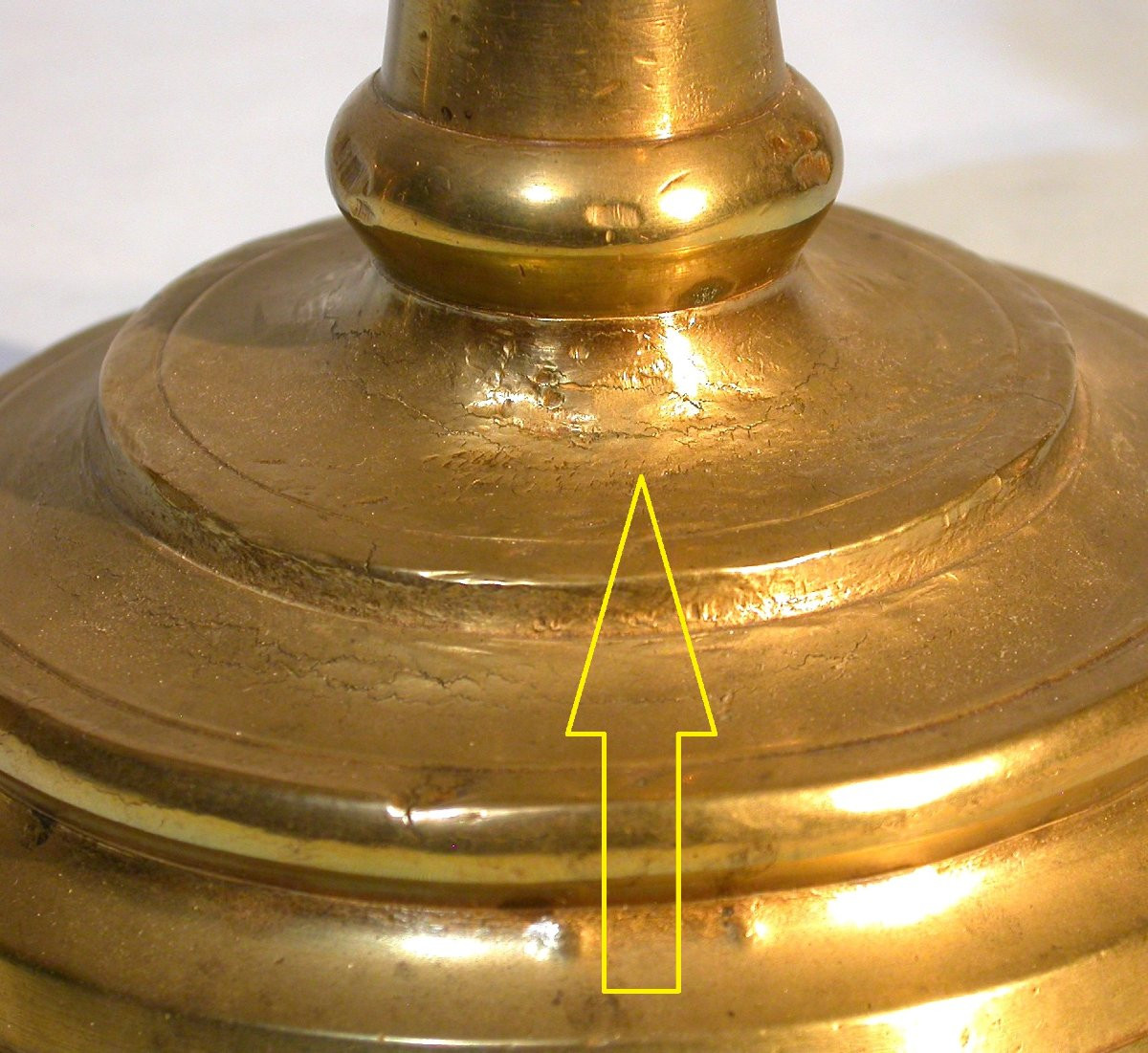 FLAMBEAU EN LAITON - FLANDRES, XVI ème s-photo-3