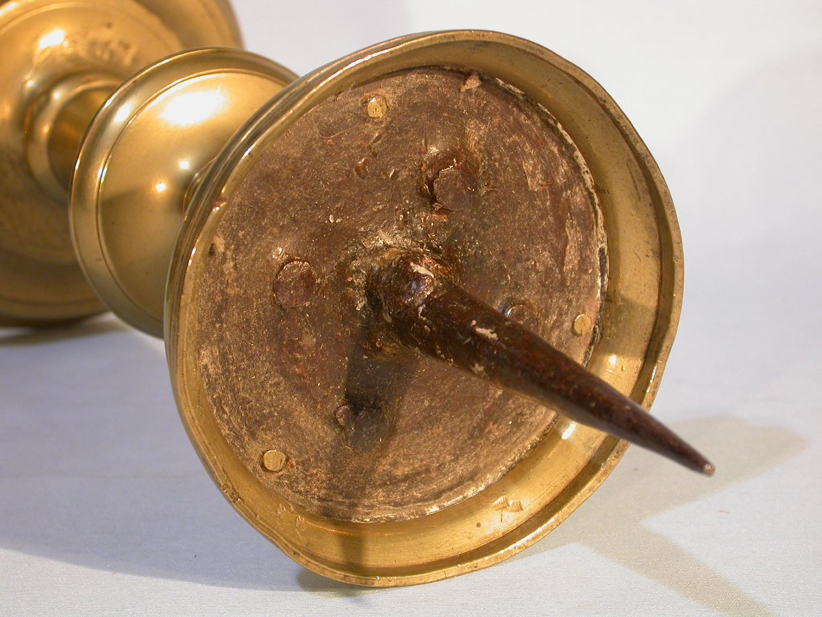 FLAMBEAU EN LAITON - FLANDRES, XVI ème s-photo-4